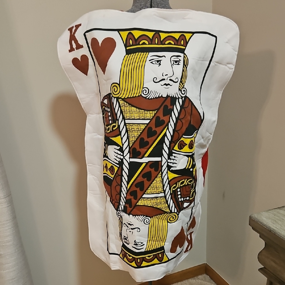 King Of Hearts Playing Card Costume